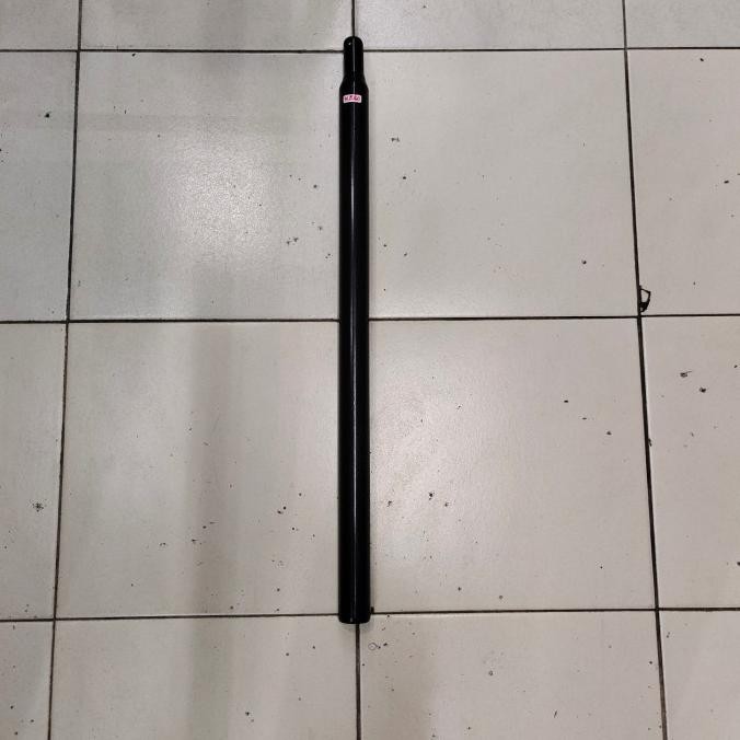Tiang sadel 31.8mm 60 cm besi hitam .