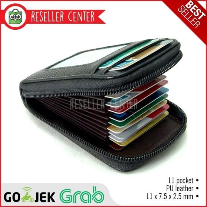 

Dompet Kartu Kredit-Kartu ATM-Dompet Travel Bahan Kulit Multifungsi