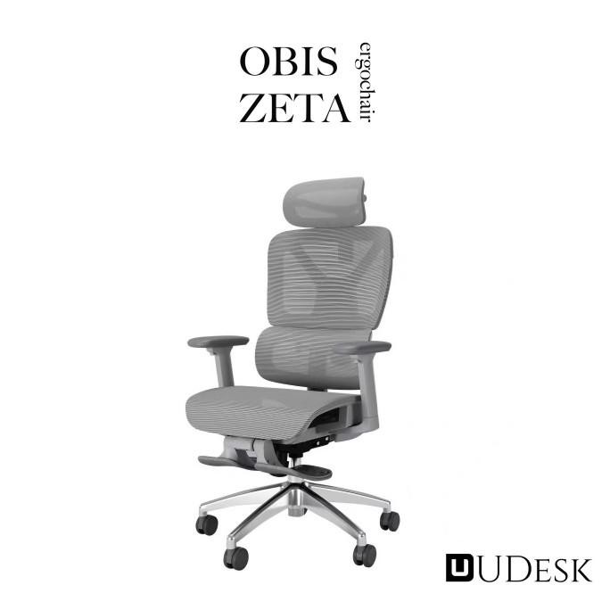 Obis Zeta Ergonomic Chair for Office and Gaming with footrest