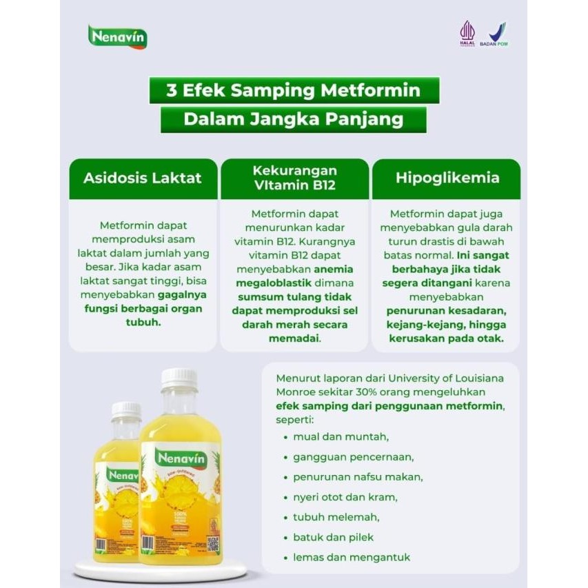 

Nenavin Cuka Nanas Original 280 ml Kolestrol Diabetes Asam Urat murah