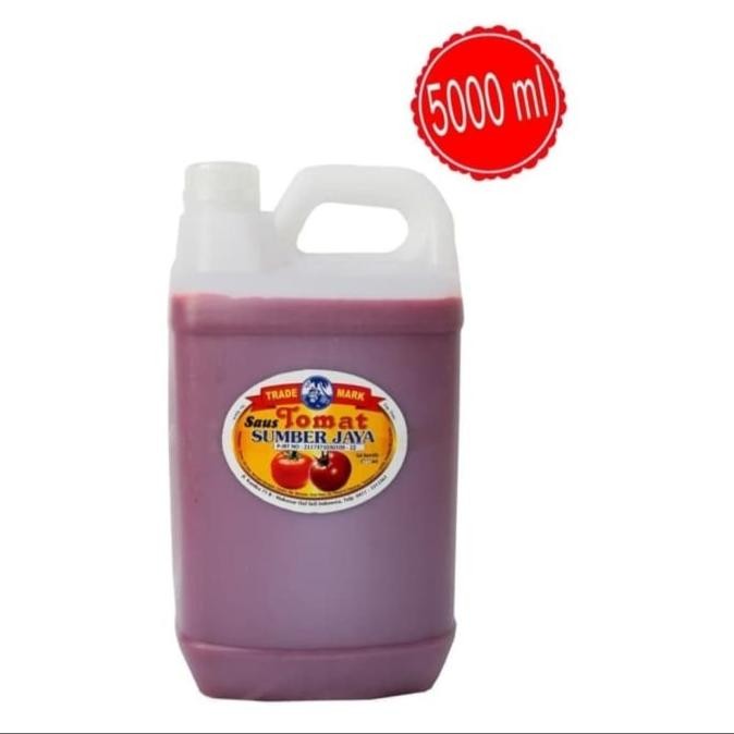 

Saos Tomat Sumber Jaya 5000ml murah
