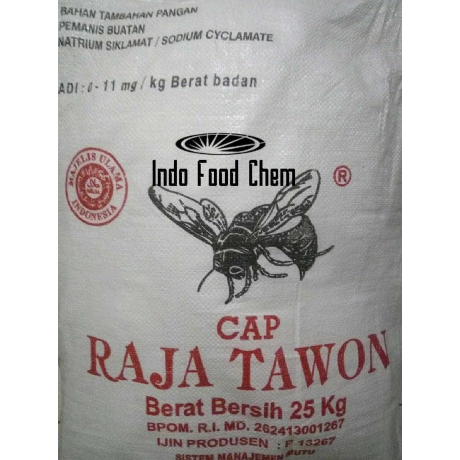 

Sodium sinklamat / Pemanis buatan cap Raja Tawon biasa murah
