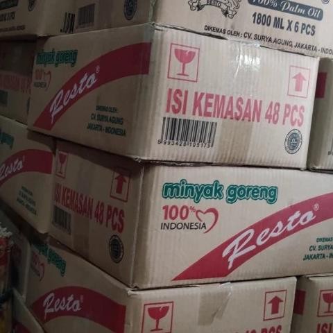 

Minyak Resto 180 ml Kemasan Bantal Refill isi 48pcs murah