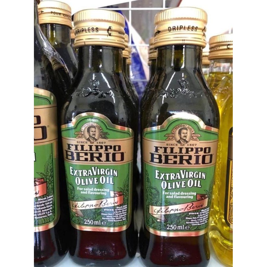 

Filippo Berio Extra Virgin Olive Oil / Italian olive Oil 250ml murah