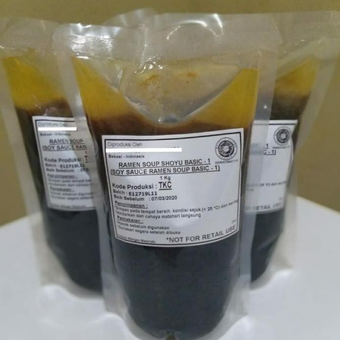 

Ramen Soup Shoyu Basic HALAL | Soy Sauce Ramen Soup | Shoyu Ramen 1kg murah