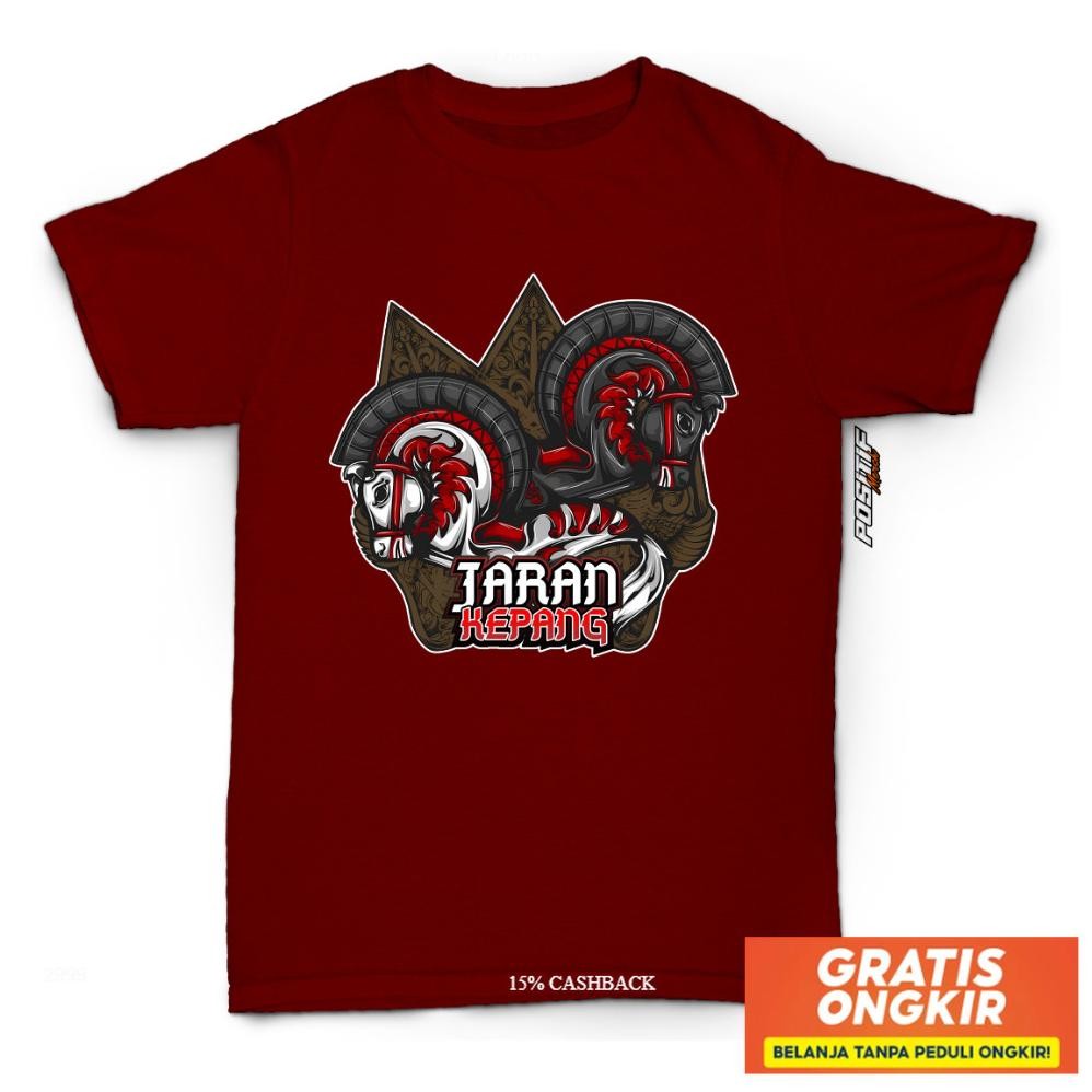 Baju Kaos Anak Jaran Kepang Jaranan Bantengan Senterewe Distro Katun Original