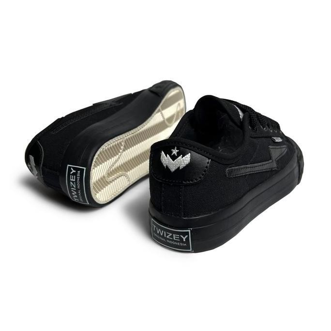 Sale Twizey - Sepatu Twizey Ambigu Full Black - Sepatu Kasual Pria Wanita - Sepatu Sekolah Full Blac
