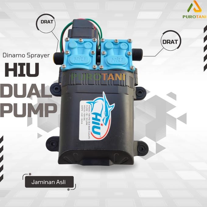 Dinamo Sprayer Dual Pump Double Pump 138psi Hiu Alat Cuci Mobil Motor