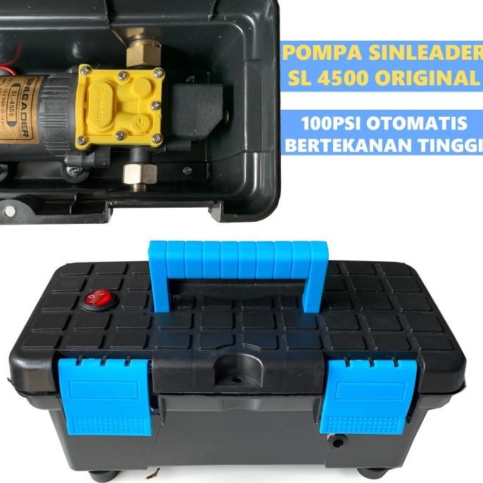 Paket Set Alat Mesin Pompa Box Mini Steam Cuci Motor Mobil AC Portable