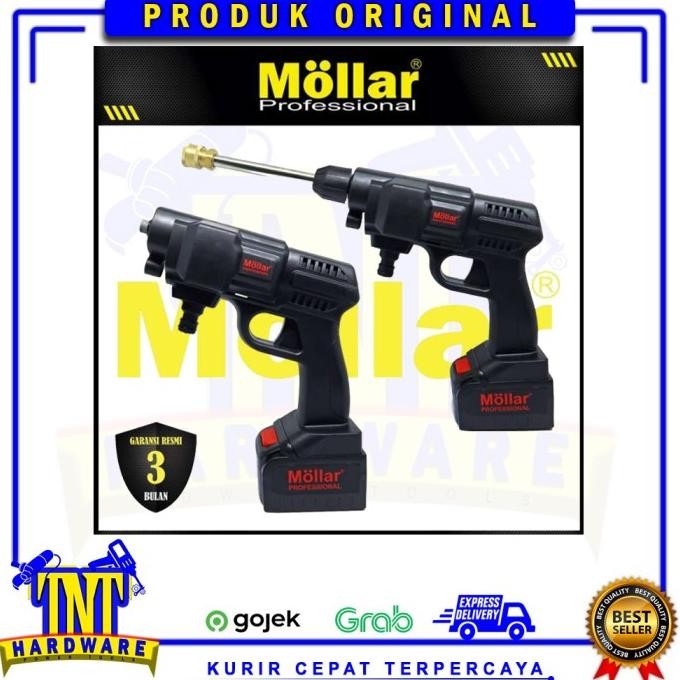 MOLLAR JET CLEANER CAS BATERAI/ ALAT MESIN CUCI MOBIL MOTOR MLR-CD-HPW