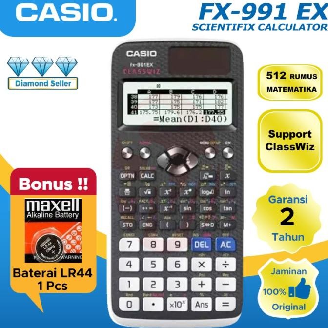 

Kalkulator Casio Fx 991 Ex