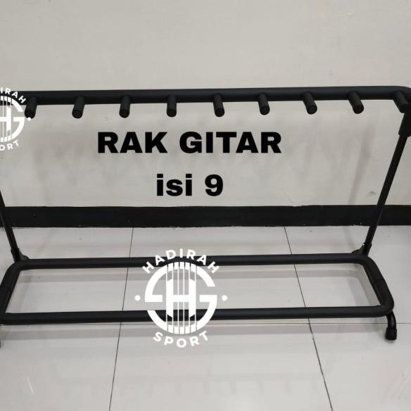 Rak Gitar Elektrik Akustik Stand Gitar Isi 5 7 9 14 Besi Busa