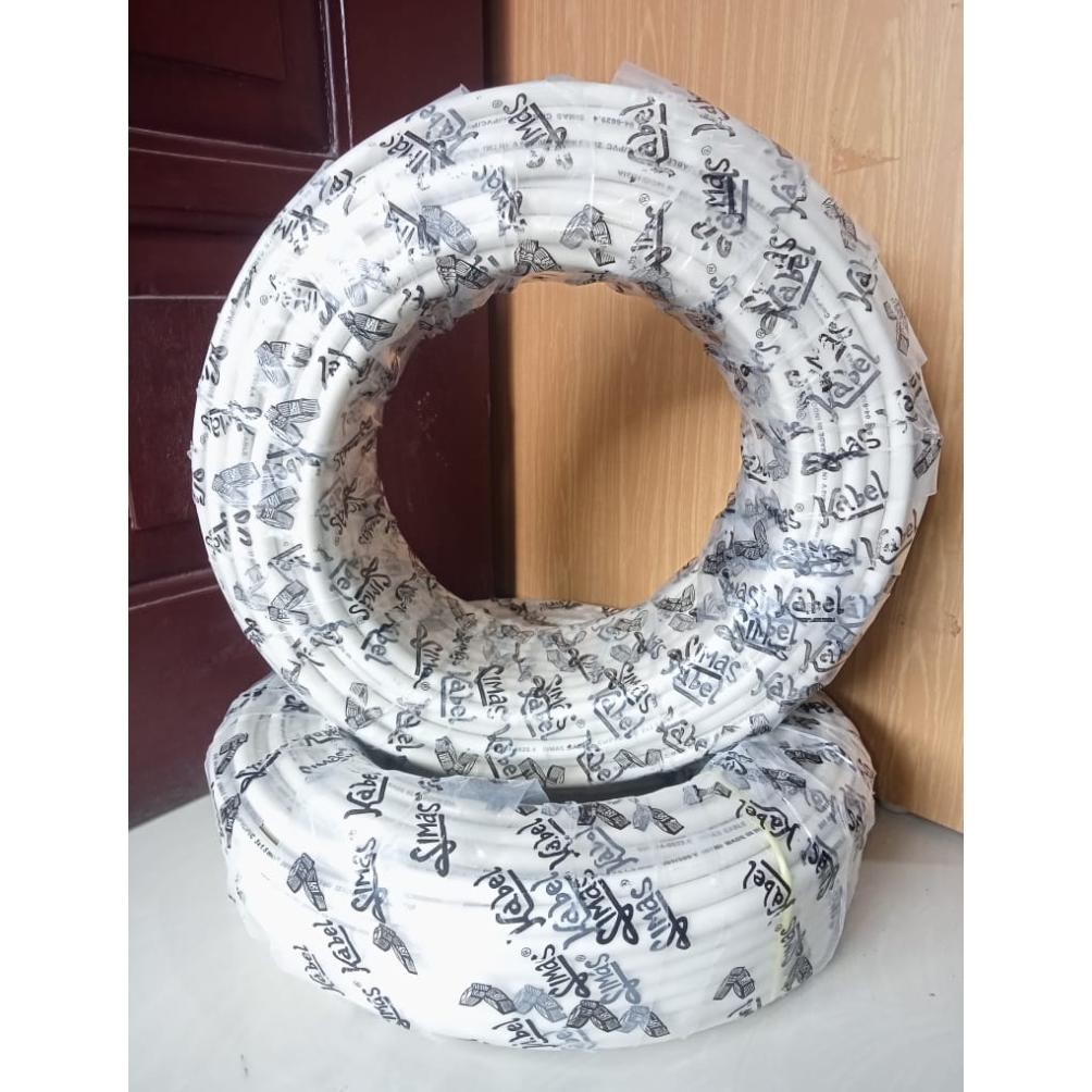 Kabel Listrik NYM 3 x 1.5mm SIMAS 1 Roll 50Y SNI Tembaga Murni Asli Untuk Listrik Standar PLN LMK