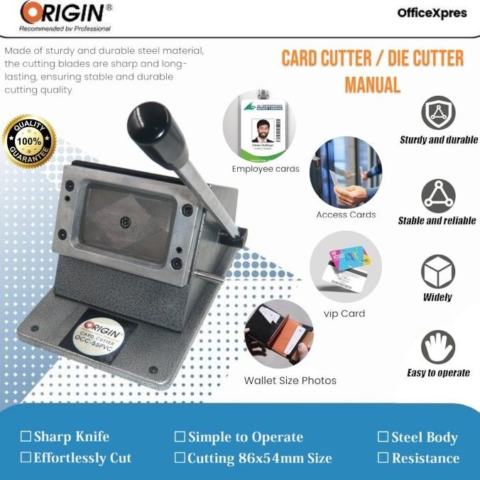 

Alat Potong ID Card / Plong ID Card / PVC Card Cutter Origin OCC-55