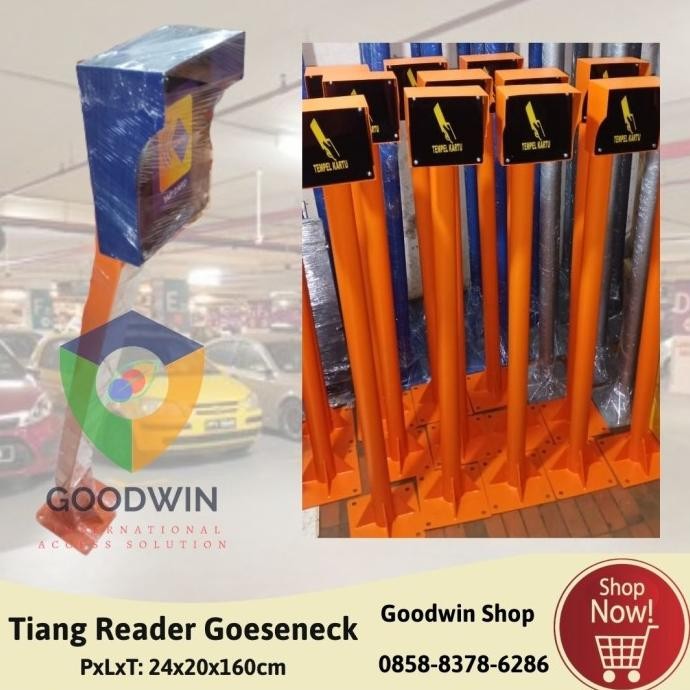 Terbaru Tiang Gooseneck / Gooseneck Rfid/ Tap Card Rfid/ Tiang Reader Rfid
