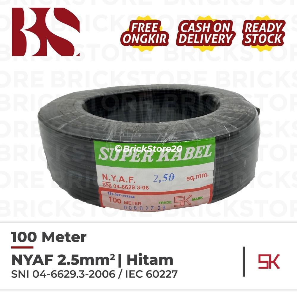 Kabel Super NYAF 2.5 mm NYAF 2.5 NYAF 2,5 AF 2,5 AF 2.5 SQMM 2.5MM SNI