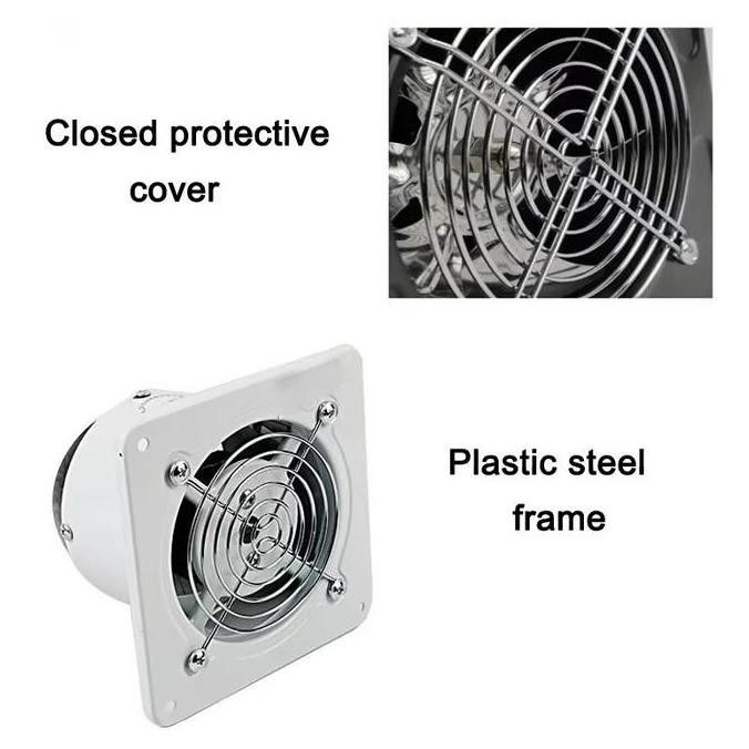 4 Inch Exhaust Fan Dinding/Exhaust Fan Dinding 4 Inch Kipas Exhaust Ventilasi Dinding Exhaust Fan Ka