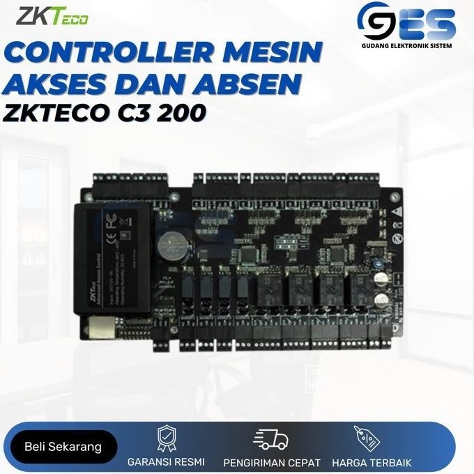

Grosir Mesin Kontroler Akses Kontrol Dan Absensi Zkteco C3 200 Bergaransi