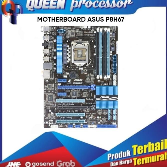 TERLARIS - MOTHERBOARD ASUS P8H67 ( LGA1155 / DDR3 )