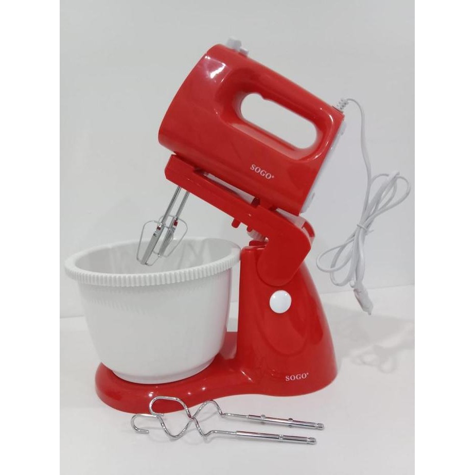 Murah Pengaduk Berdiri Sogo Standing Mixer Sg-1506 Warna Merah