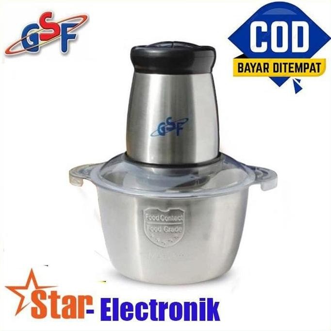 Promo Gsf Blender Penggiling Daging Chopper 2L Gilingan Daging Gsf G-3802