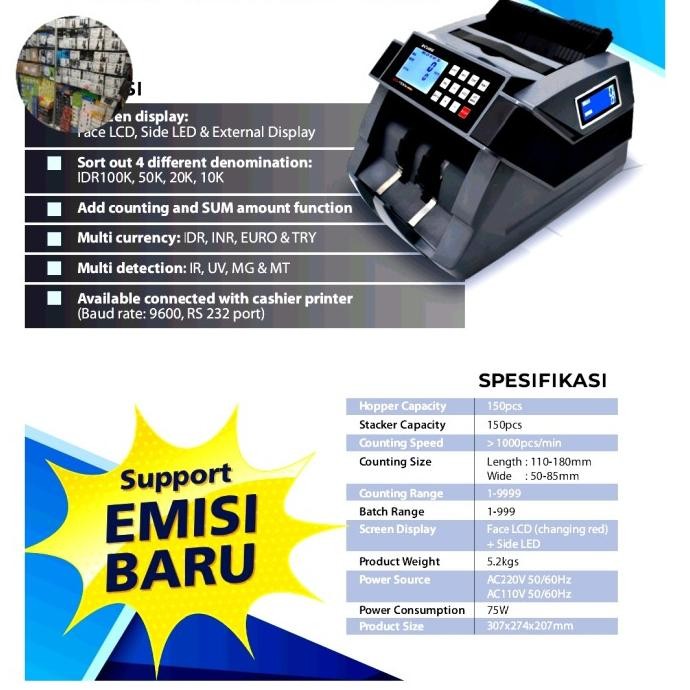 

Sale Mesin Hitung Uang Campur Secure Ld 1100S Plus