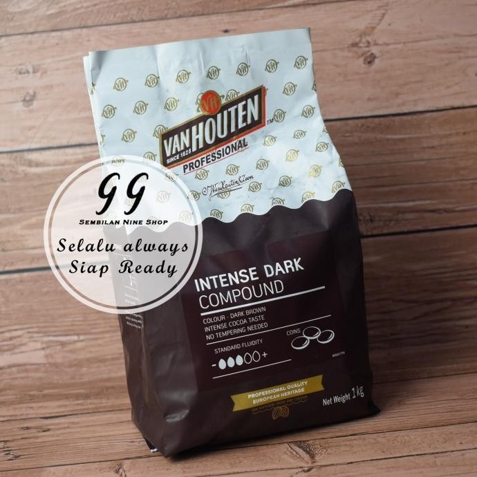 

Van Houten DARK COINS Compound 1 Kg Professional Chocolate Intense murah