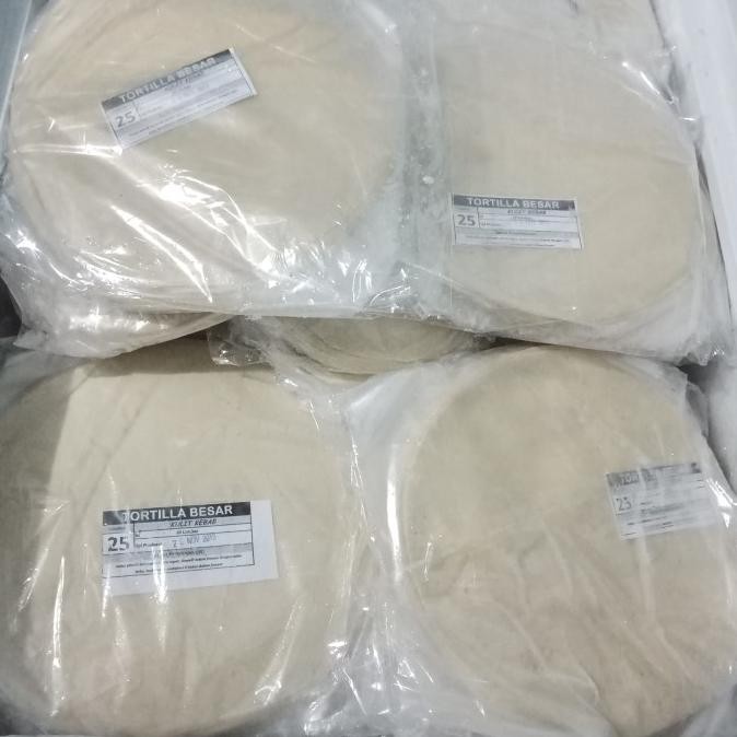 

Tortilla Besar (25cm) / Kulit Kebab Besar murah