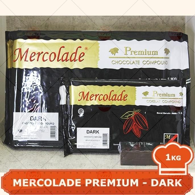 

COKLAT MERCOLADE PREMIUM DARK COMPOUND 5KG murah