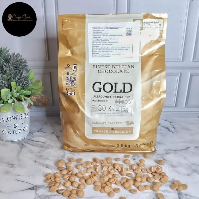 

Callebaut Gold 250gr Callebaut Couverture Gold Caramel Calebaut 30,4% murah
