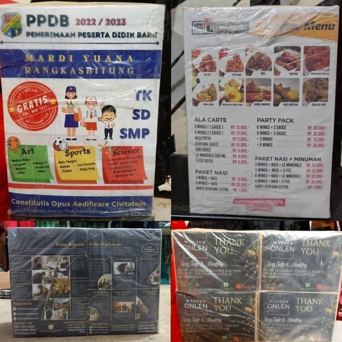

Sale Cetak Brosur A4 1 Sisi / 2 Sisi