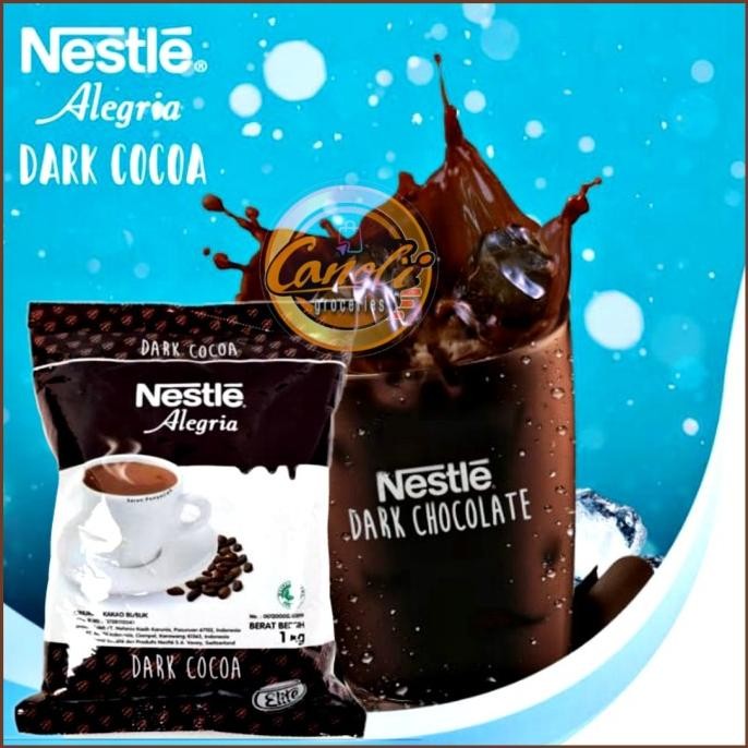 

nestle alegria dark cocoa 1kg / coklat bubuk minuman murah