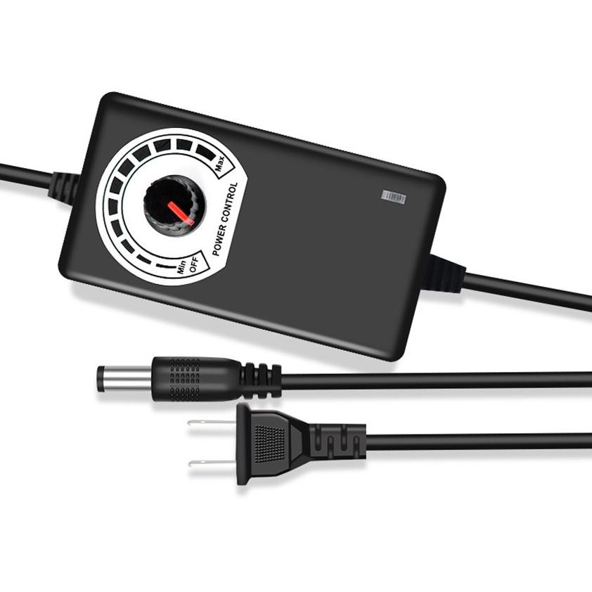 Premium 3-12V2A Adjustable Adaptor Untuk Blower Kipas Angin / Power Supply Display Voltmeter High Qu