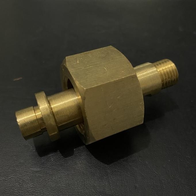 TERBARU Nepel Botol N2O CO2 Kuningan - 1/4" | Nepel Tabung N2O CO2