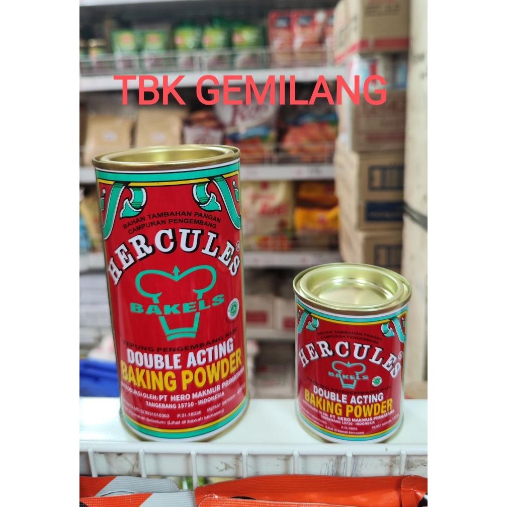 

Hercules Baking Powder Double Acting 450 gr dan 110 gr murah