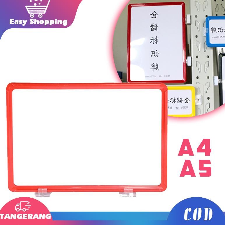 

Oy58 A4/A5 Pop Up Frame Promo Frame Promosi Frame Display Dengan Base Magnet Stand Promosi Toko Terlaris
