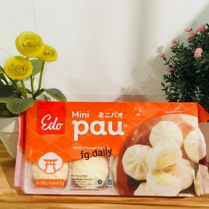 

Mini pau edo / bakpao edo isi keju / mini pao frozen halal murah