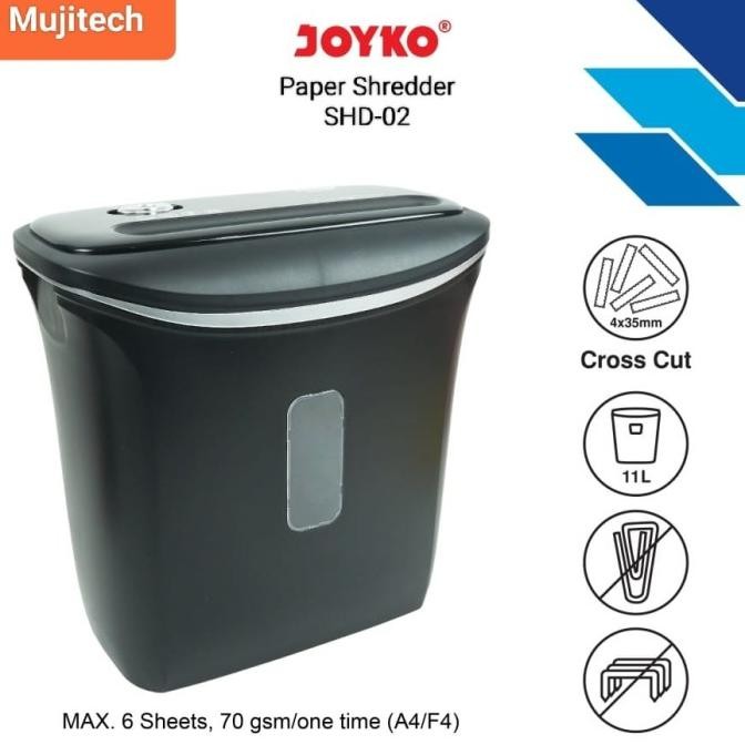 

Grosir Joyko Shd-02 Mesin Penghancur Kertas Otomatis Paper Shredder Cross Cut