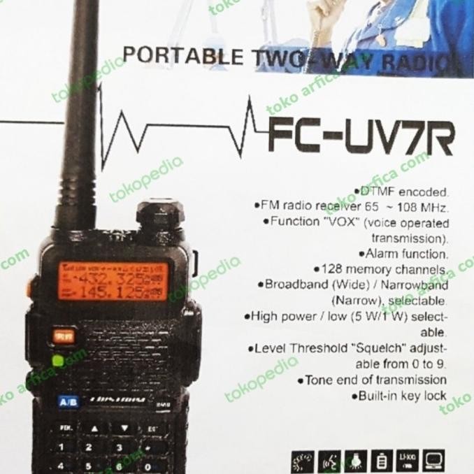 Murah Ht Fristcom Fc Uv-7R Dualband Garansi Fristcom Fc Uv7R Uv 7R