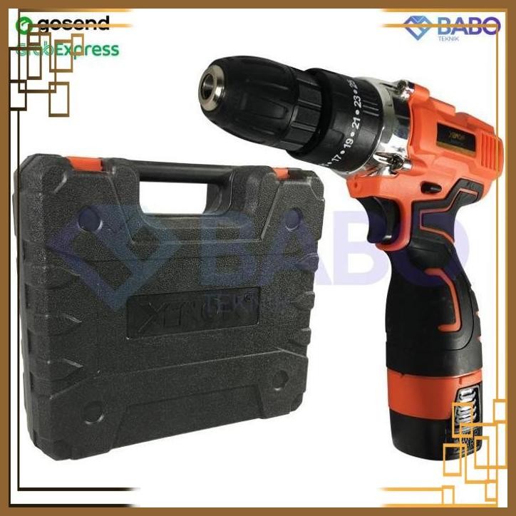 [BBT] XENON CDID 700 MESIN BOR BETON CAS BATERAI CORDLESS IMPACT DRILL 14.4