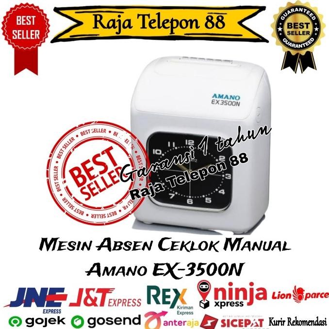 

Promo Mesin Absen Manual Amano Ex 3500N - Absensi Ceklok Kartu