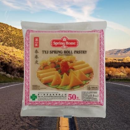 

TYJ SPRING ROLL PASTRY 5" 50 SHEETS 250 GRAM - KULIT LUMPIA / PANGSIT murah
