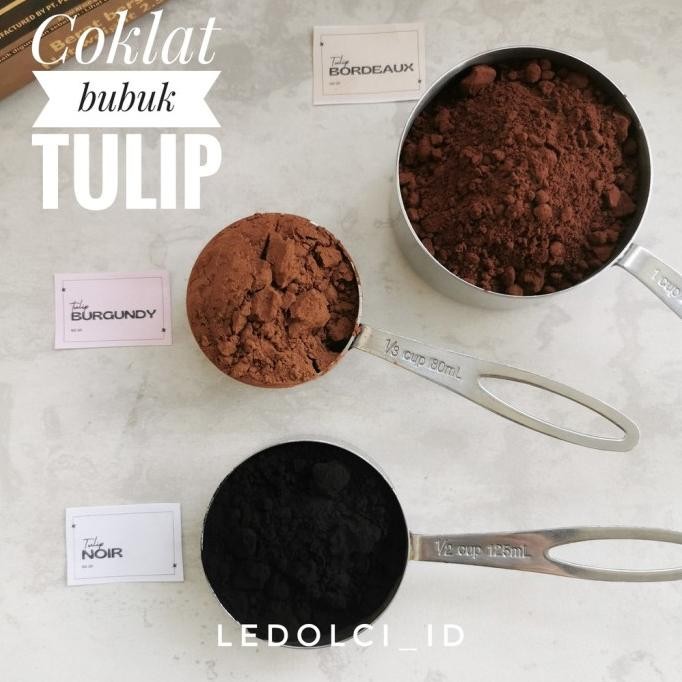 

TULIP COKLAT BUBUK COCOA POWDER BORDAUX BURGUNDY NOIR 100 GRAM murah