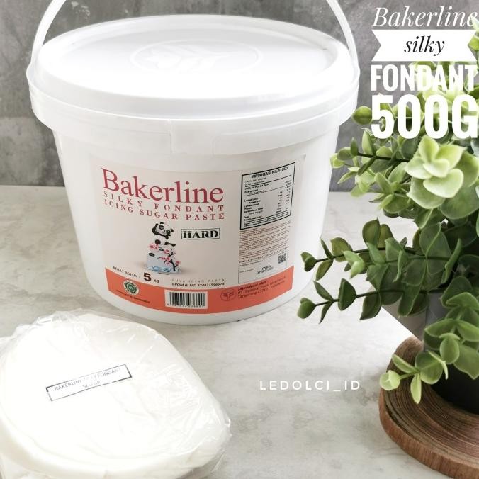 

BAKERLINE SILKY FONDANT HARD FONDANT PREMIUM 500 GRAM murah