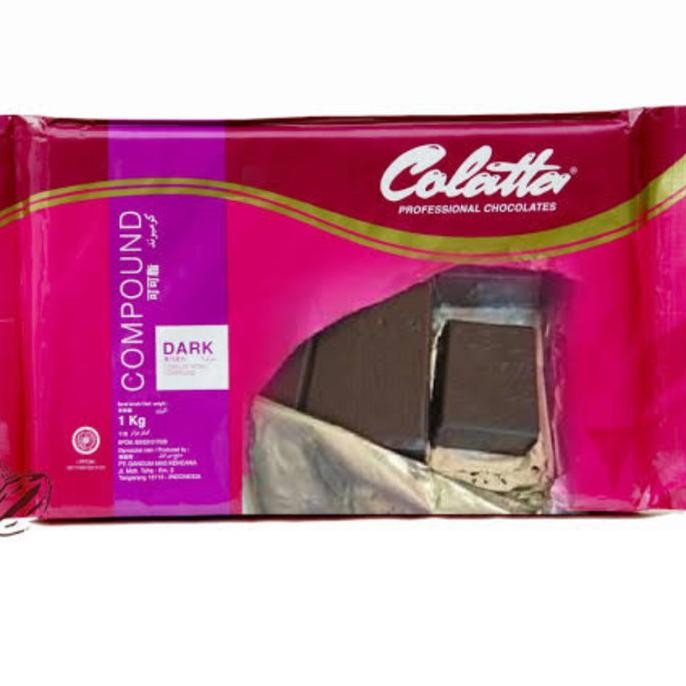 

Colatta Collata Dark Compound / coklat batang repack 500 gr / gram murah