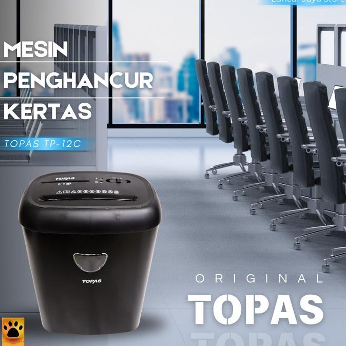 

Murah Mesin Penghancur Kertas Topas Tp-12C