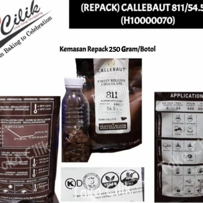 

coklat+callebaut+repack+51%+belgian+choco+premium+bahan+kue+puding murah