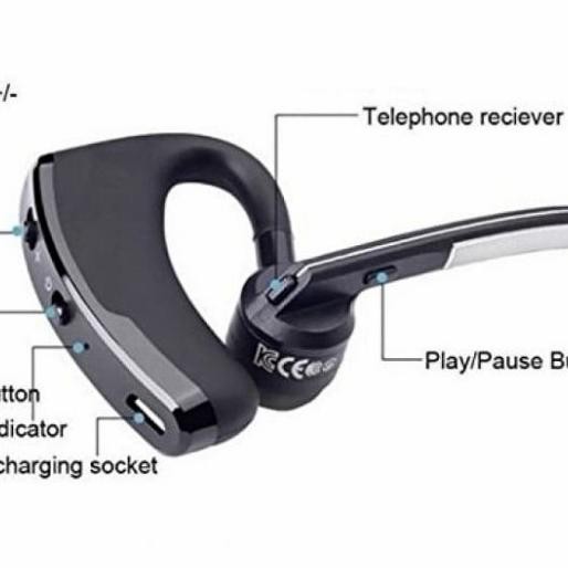 Murah New Headset Bluetooth Ht Earpiece Earphone Ht Wireles Walkie Talkie