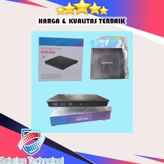 Dvd External Rw Slim Portable Optical Drive Writer Cd Room Pc Laptop - Dvd 3.0 Samsung/Lenovo Co