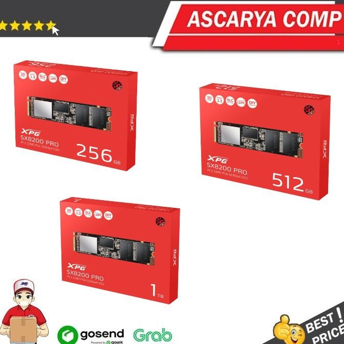 NEW ADATA SSD XPG SX8200 PRO 256GB SX8200PRO 256 GB NVME M2
